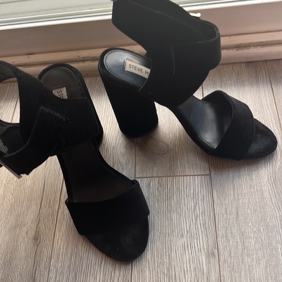 Steve Madden Chucky Heel Black sz 8 - Picture 4 of 4